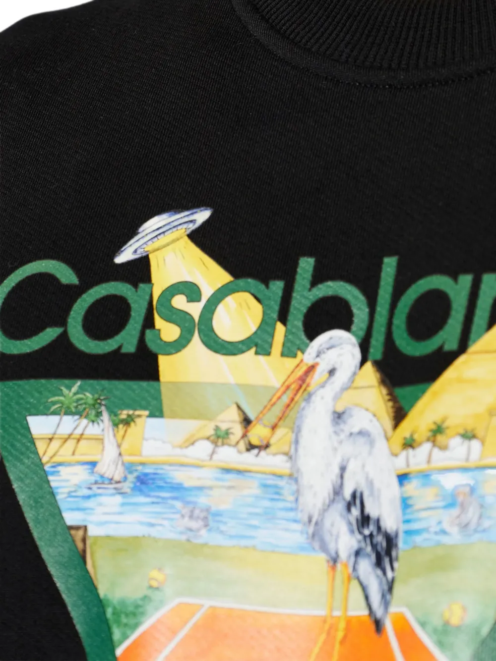 Casablanca Sweater met print Zwart