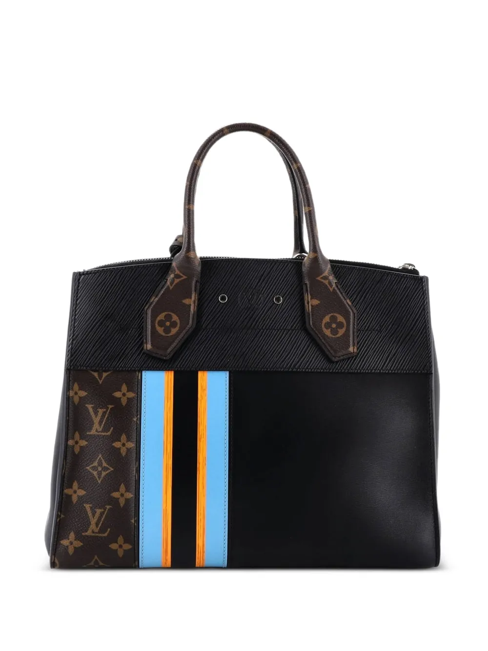Louis Vuitton Pre-Owned City Steamer Limited Edition MM Satchel-Tasche aus Monogramm-Canvas - Schwarz