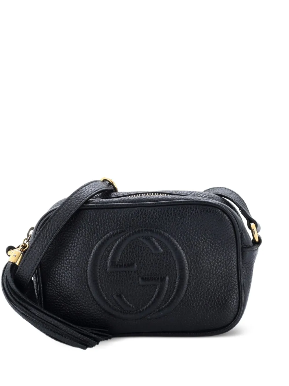 Gucci Pre-Owned Borsa a tracolla Soho Disco mini in pelle - Nero