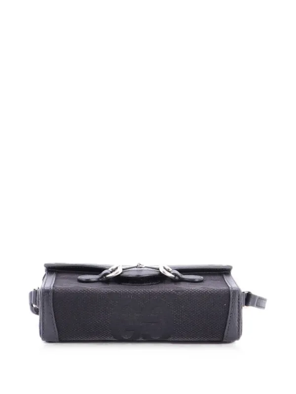 Gucci Pre-Owned ホースビット 1955 フラップ ジャンボ GGキャンバス