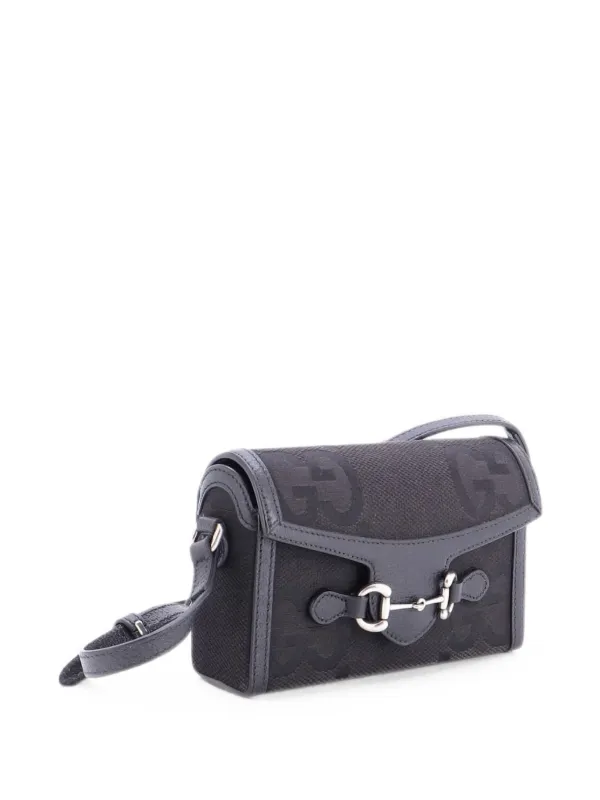 Gucci Pre-Owned ホースビット 1955 フラップ ジャンボ GGキャンバス