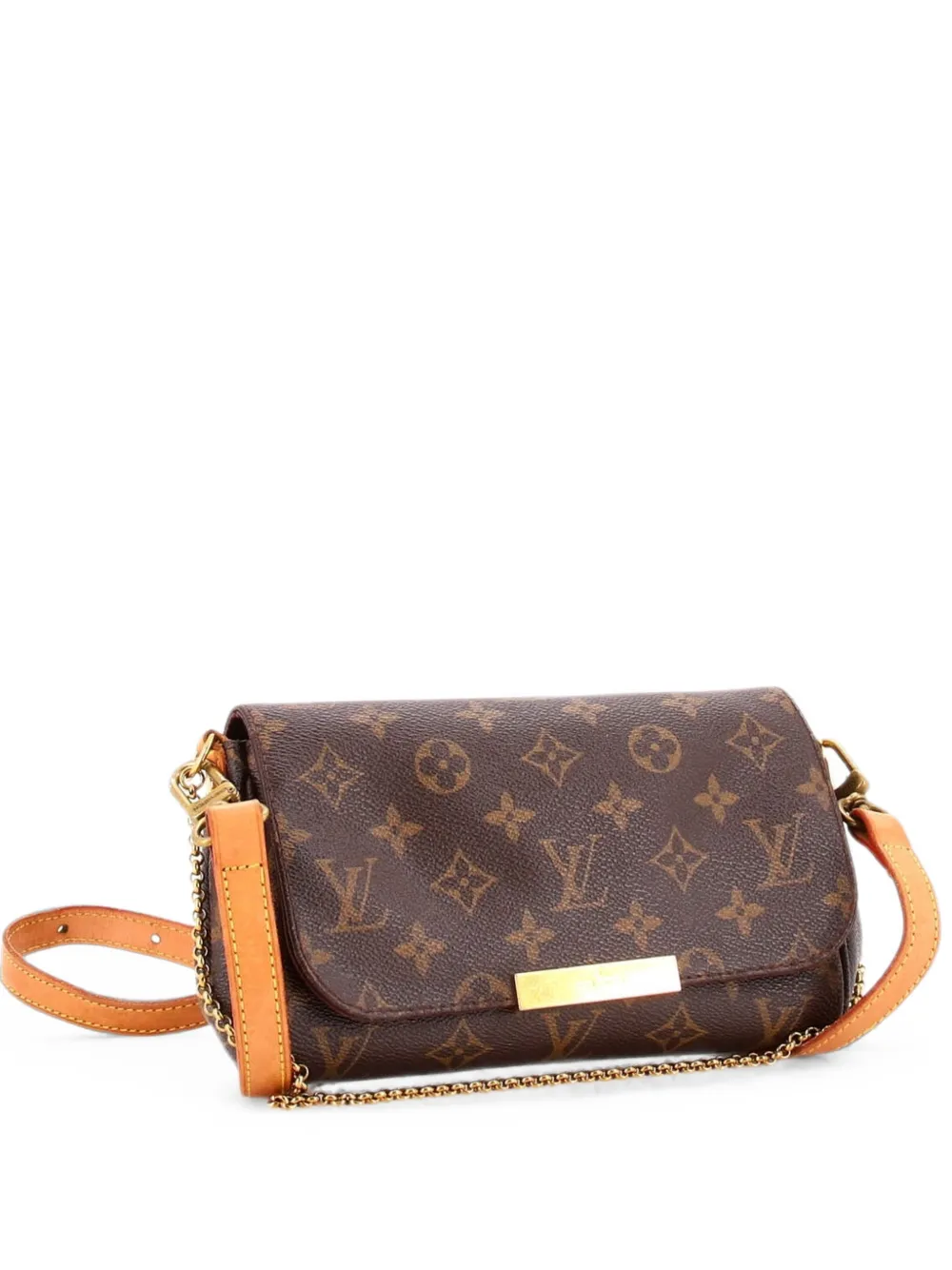 Louis Vuitton Pre-Owned Clutch Favourite PM in tela con monogramma - Marrone