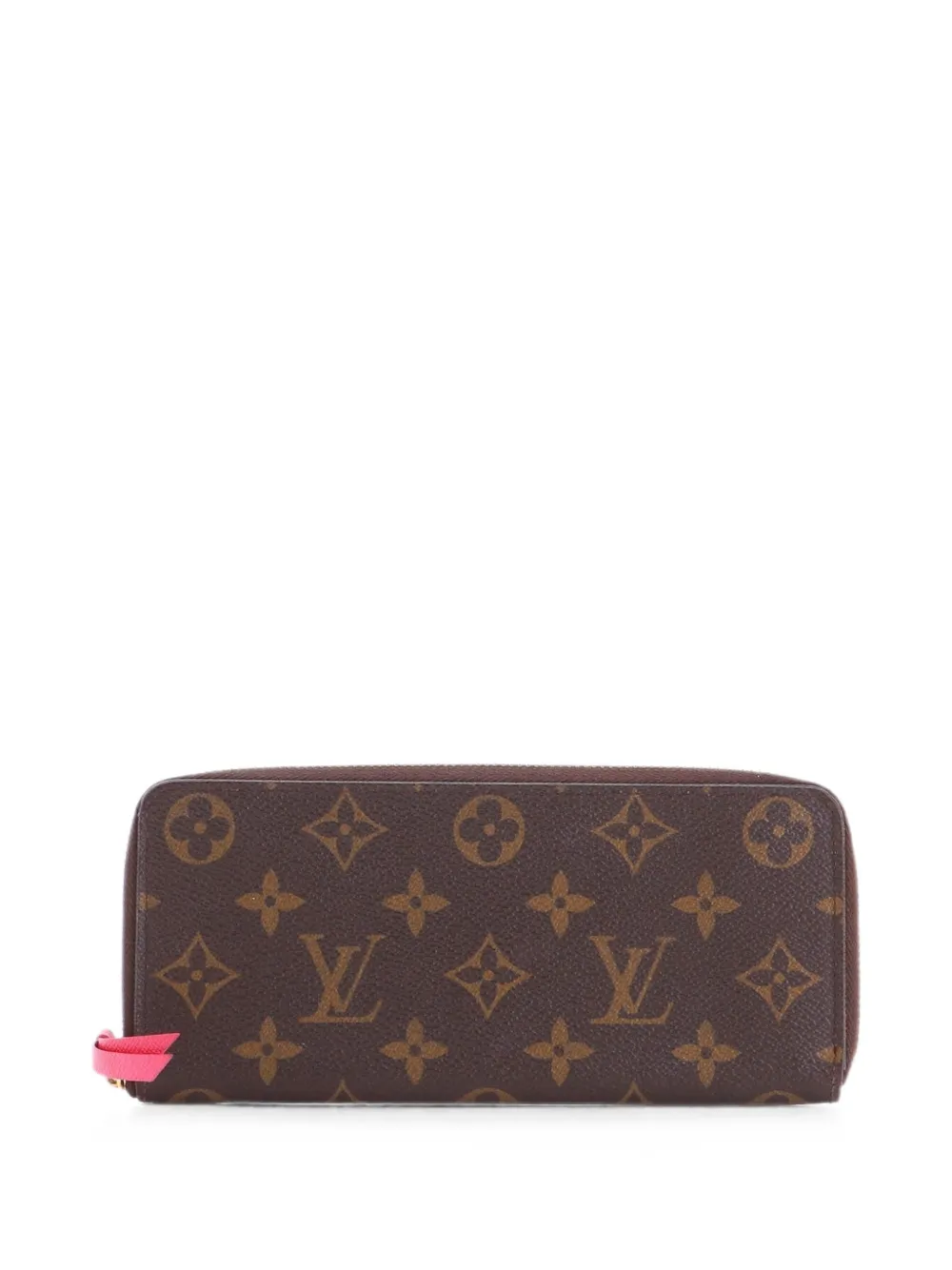 Louis Vuitton Pre-Owned Portafoglio Clémence in tela con monogramma - Marrone