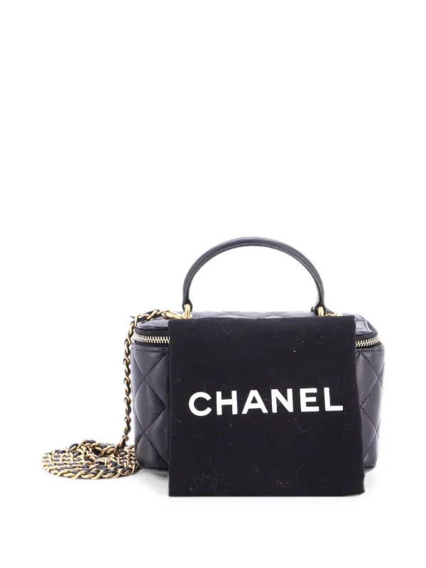 CHANEL Pre-Owned クラシック トップハンドル バニティケースウィズ 