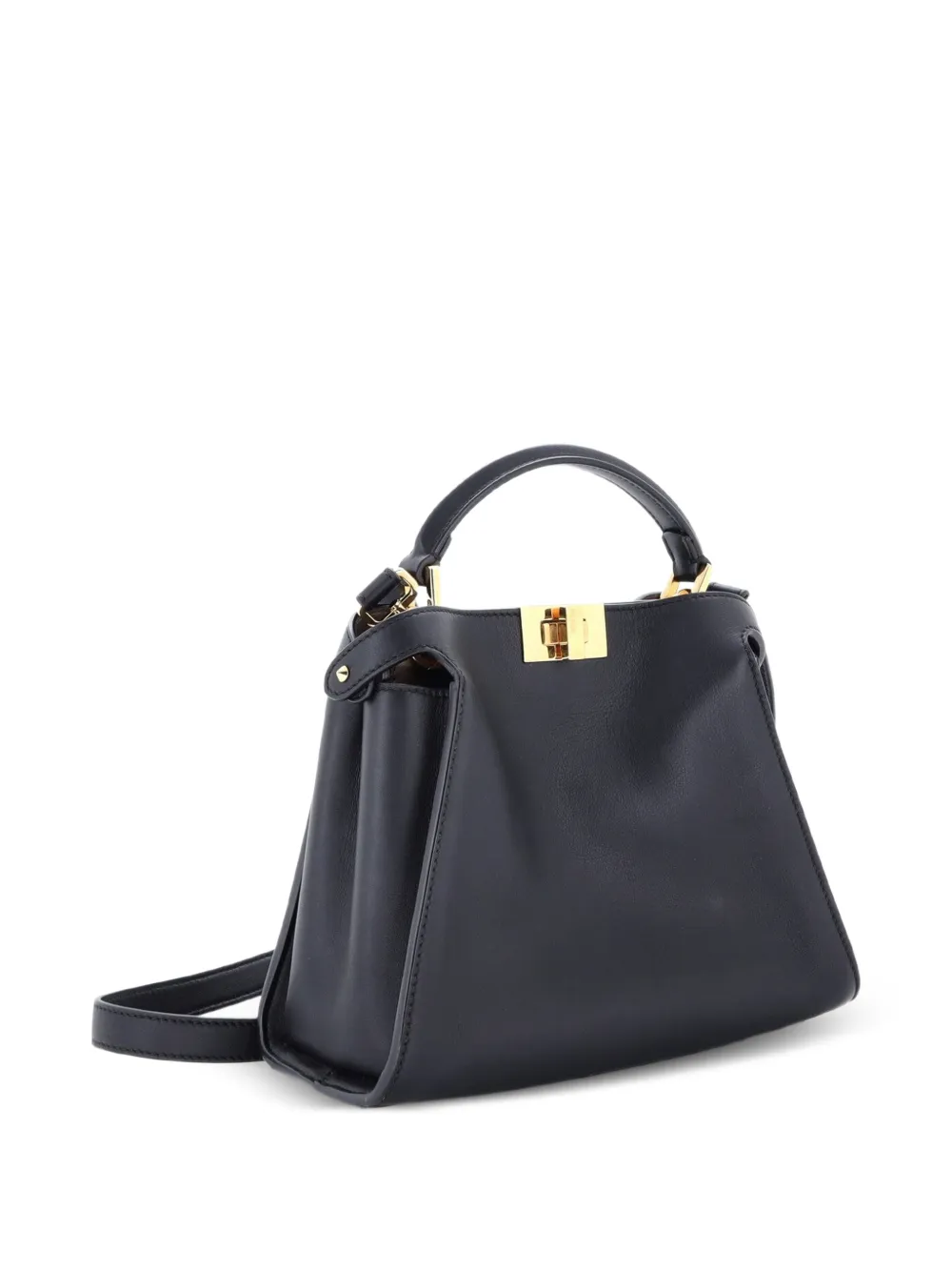 Fendi Pre-Owned ピーカブー エッセンシャリー レザーサッチェルバッグ