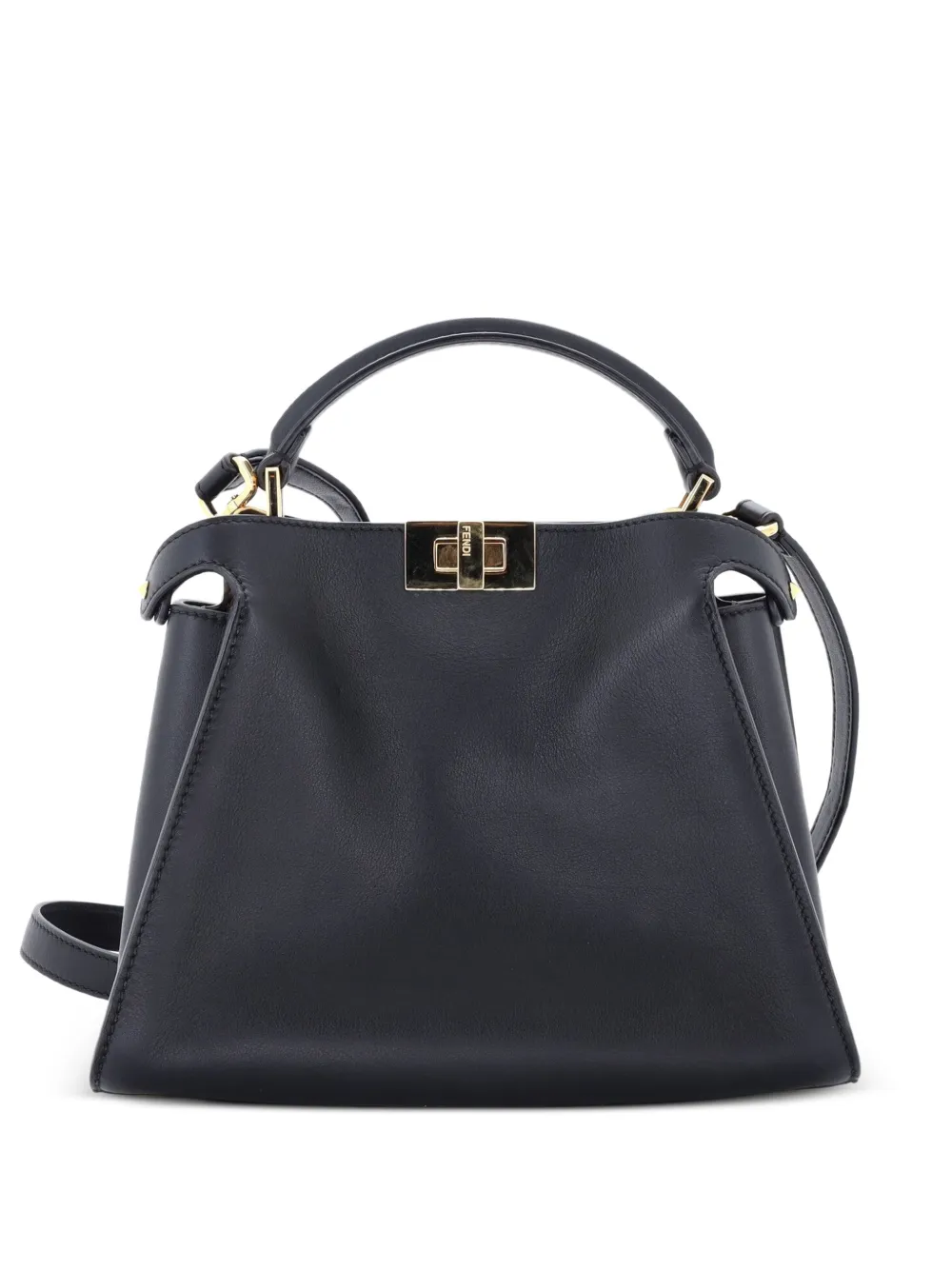 Fendi Pre-Owned Peekaboo Essentially Bag Leather satchel - Black