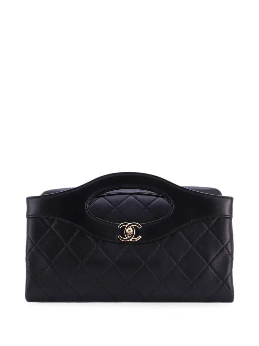 CHANEL Pre-Owned Clutch 31 Foldover trapuntata - Nero