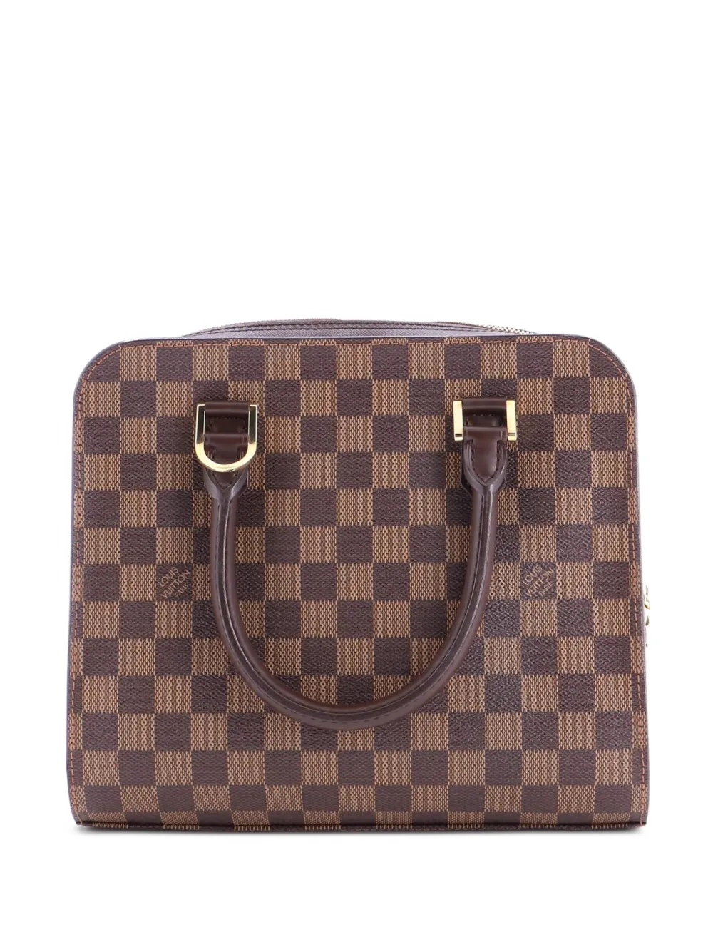 Louis Vuitton Pre-Owned Borsa a tracolla Triana Damier - Marrone