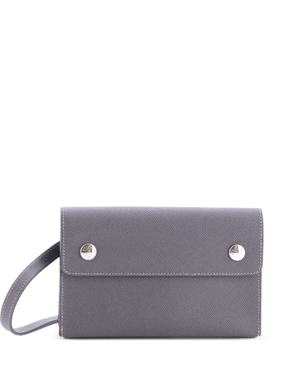 Hermès Pre-Owned Borsa a tracolla Hermesnap in pelle Epsom - Grigio