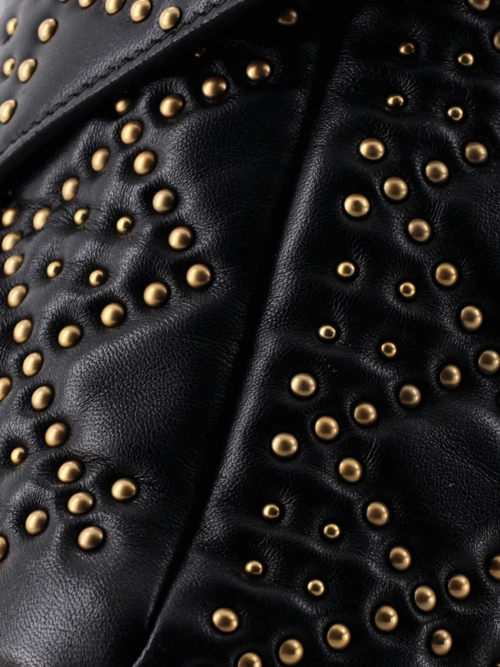 Dior Pre-owned Supple Lady Dior Bag Cannage Studded Lambskin Medium Satchel in Black, view 5