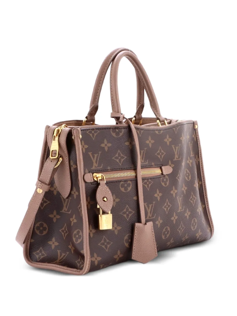 Louis Vuitton Pre-Owned Borsa tote Popincourt NM PM in tela e pelle con monogramma - Marrone