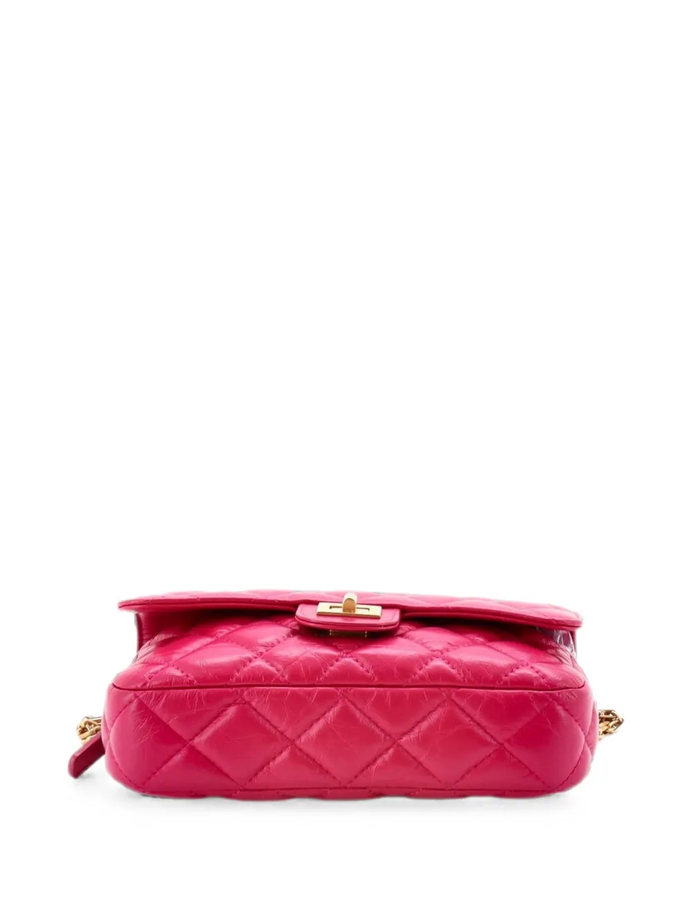  Chanel Pre-owned Bolso De Hombro Reissue 2.55 Flap Acolchado De Piel De Becerro Envejecida Con Cadena - Rosa 