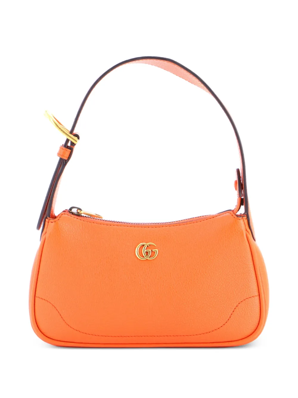 Gucci Pre-Owned Borsa a spalla Aphrodite mini in pelle - Arancione