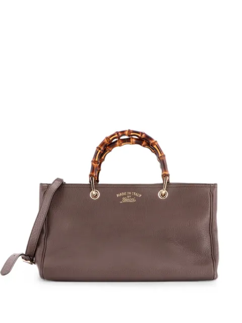 Gucci Pre-Owned Bamboo Shopper Leather Medium tote bag