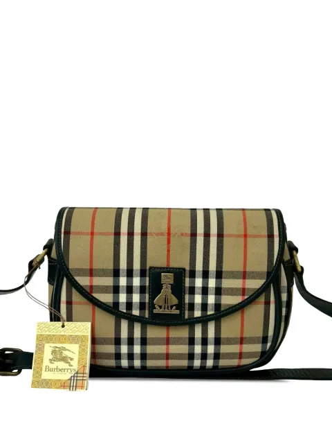 Burberry Pre-Owned 20th Century Haymarket Check Canvas crossbody bag
