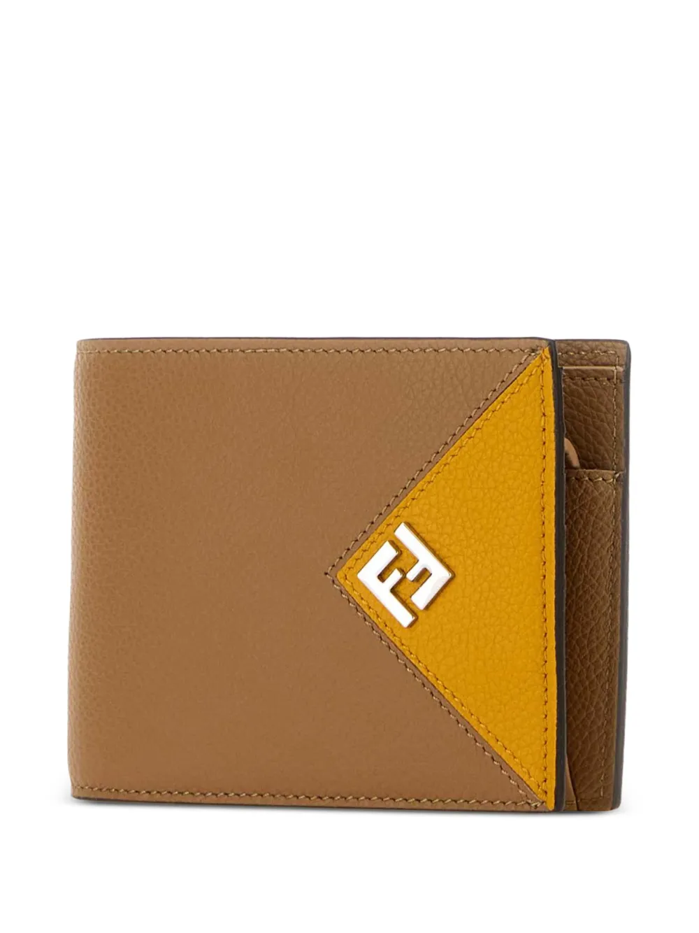 FENDI Lui leren portemonnee Beige