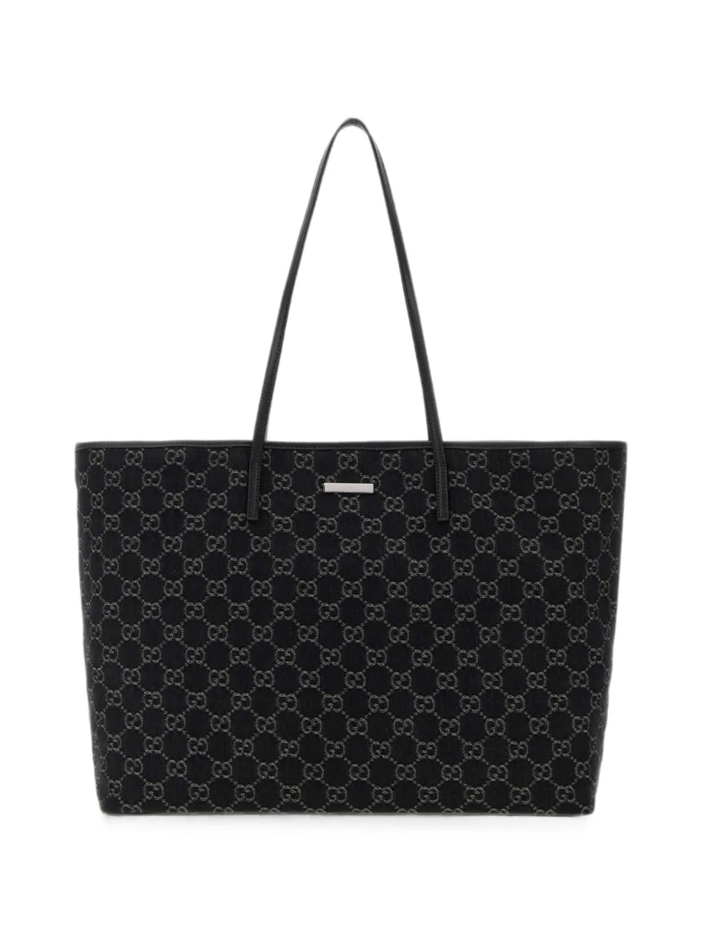 Gucci Große GG Tribeca Schultertasche mit Monogramm - Schwarz