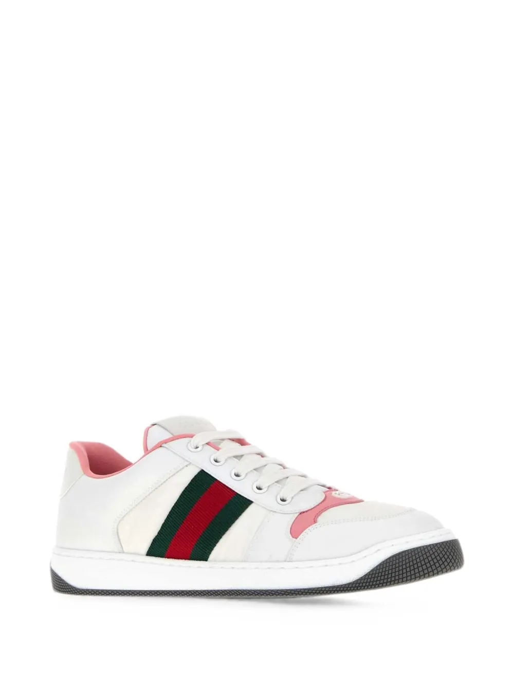 Gucci Screener Web-stripe sneakers Wit