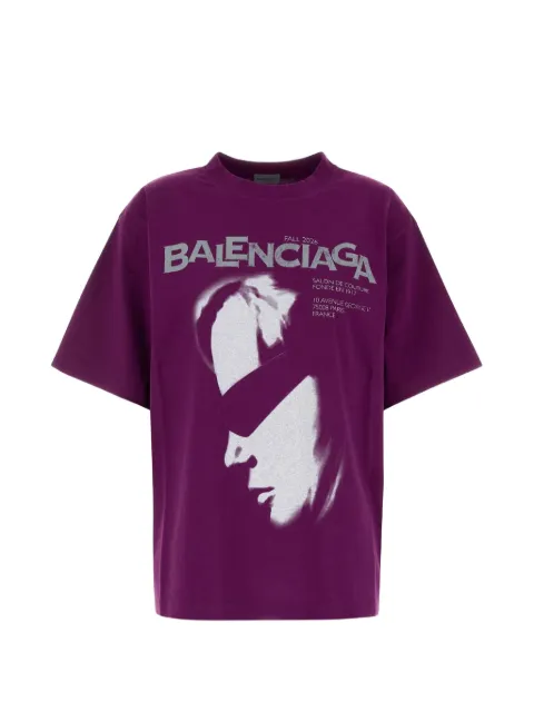 Balenciaga oversized logo-print T-shirt
