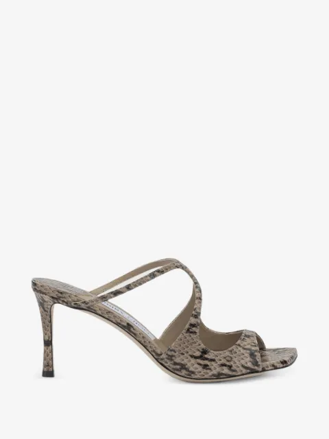 Jimmy Choo Sandália Anise com efeito pele de cobra