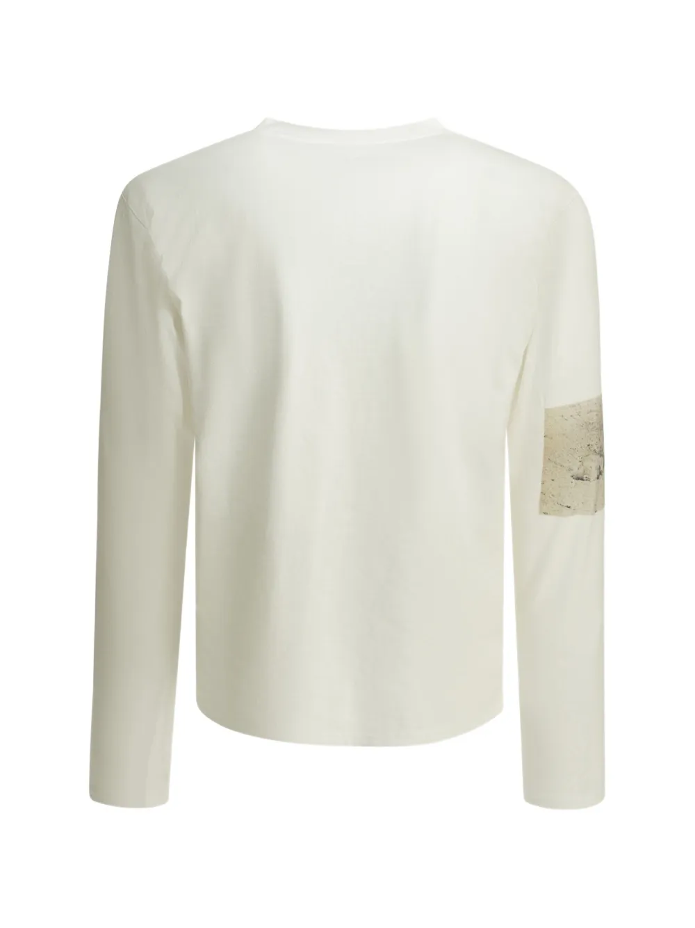 KAPITAL T-shirt met grafische print en lange mouwen Wit