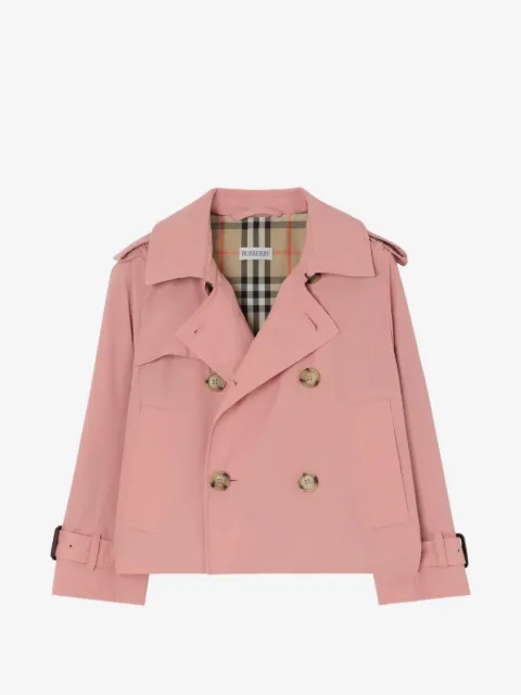 Burberry Kids 스트레치 나일론 트렌치재킷