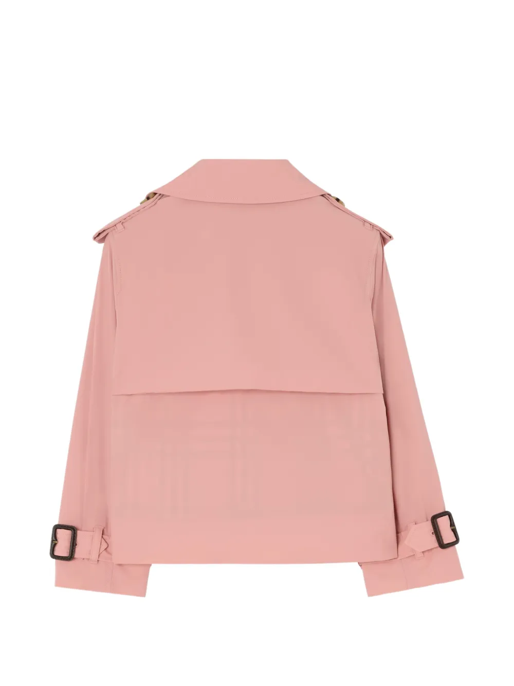 Burberry Kids Stretch Nylon Trench Jacket | Pink | FARFETCH OM