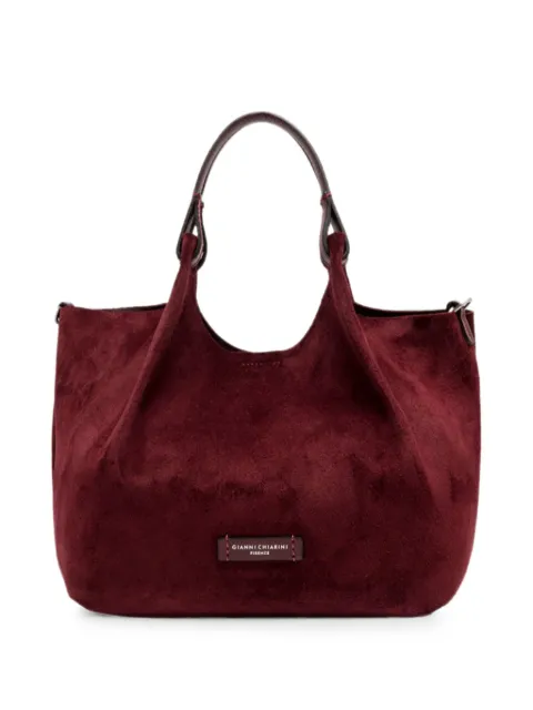GIANNI CHIARINI medium Dua suede tote bag