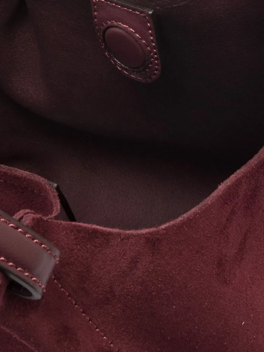 GIANNI CHIARINI Medium Dua suède shopper Rood