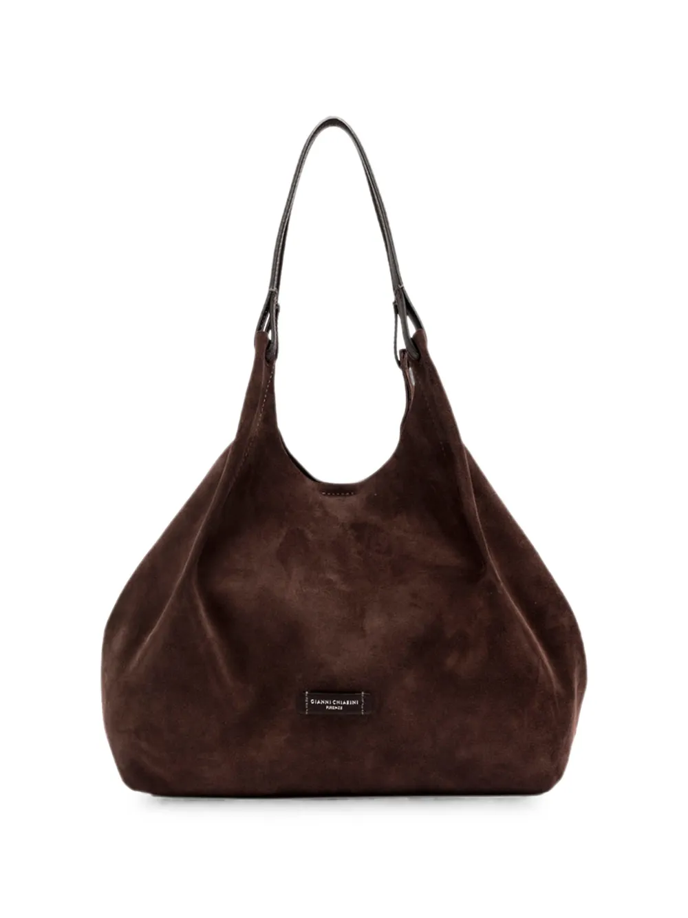 GIANNI CHIARINI Dua grote schoudertas Bruin