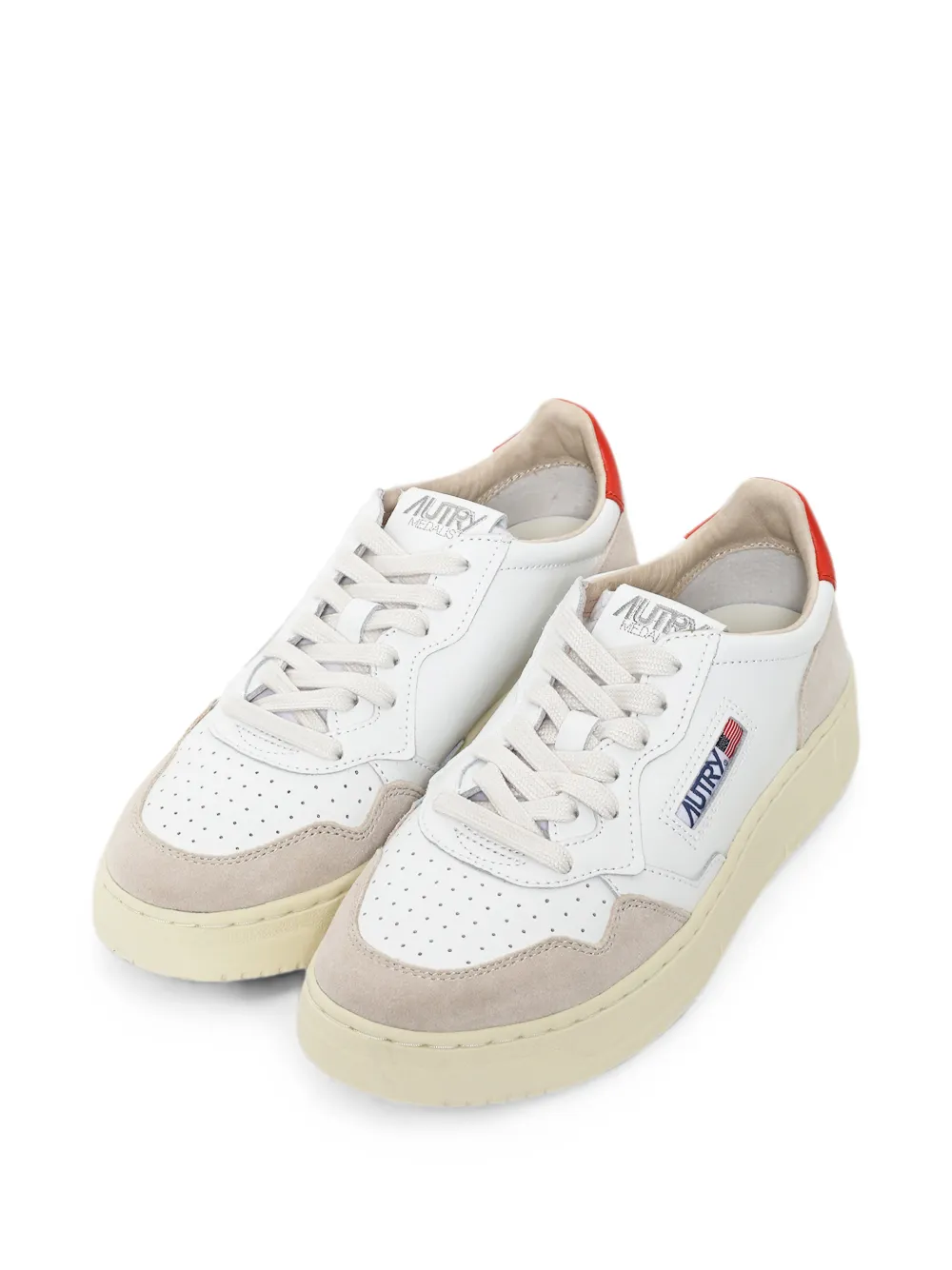 Autry Medalist panelled sneakers Wit