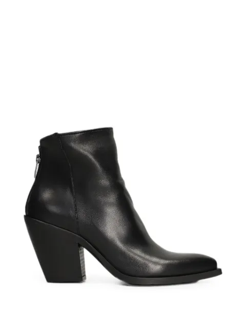 Metisse rear-zip ankle boots