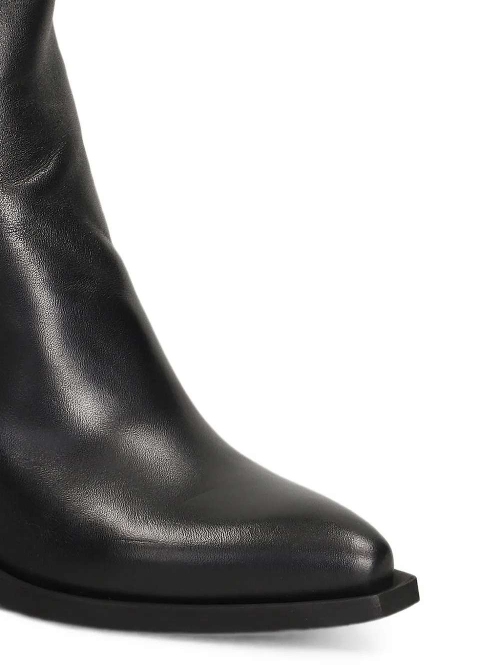 Metisse rear-zip ankle boots Zwart
