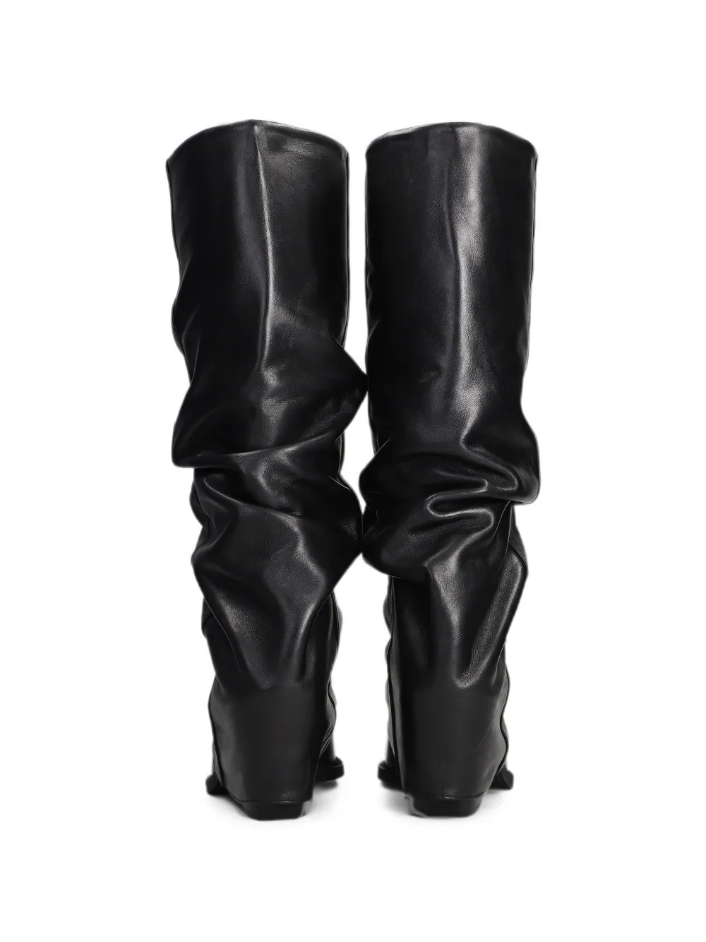 Metisse slouchy pointed-toe boots Zwart