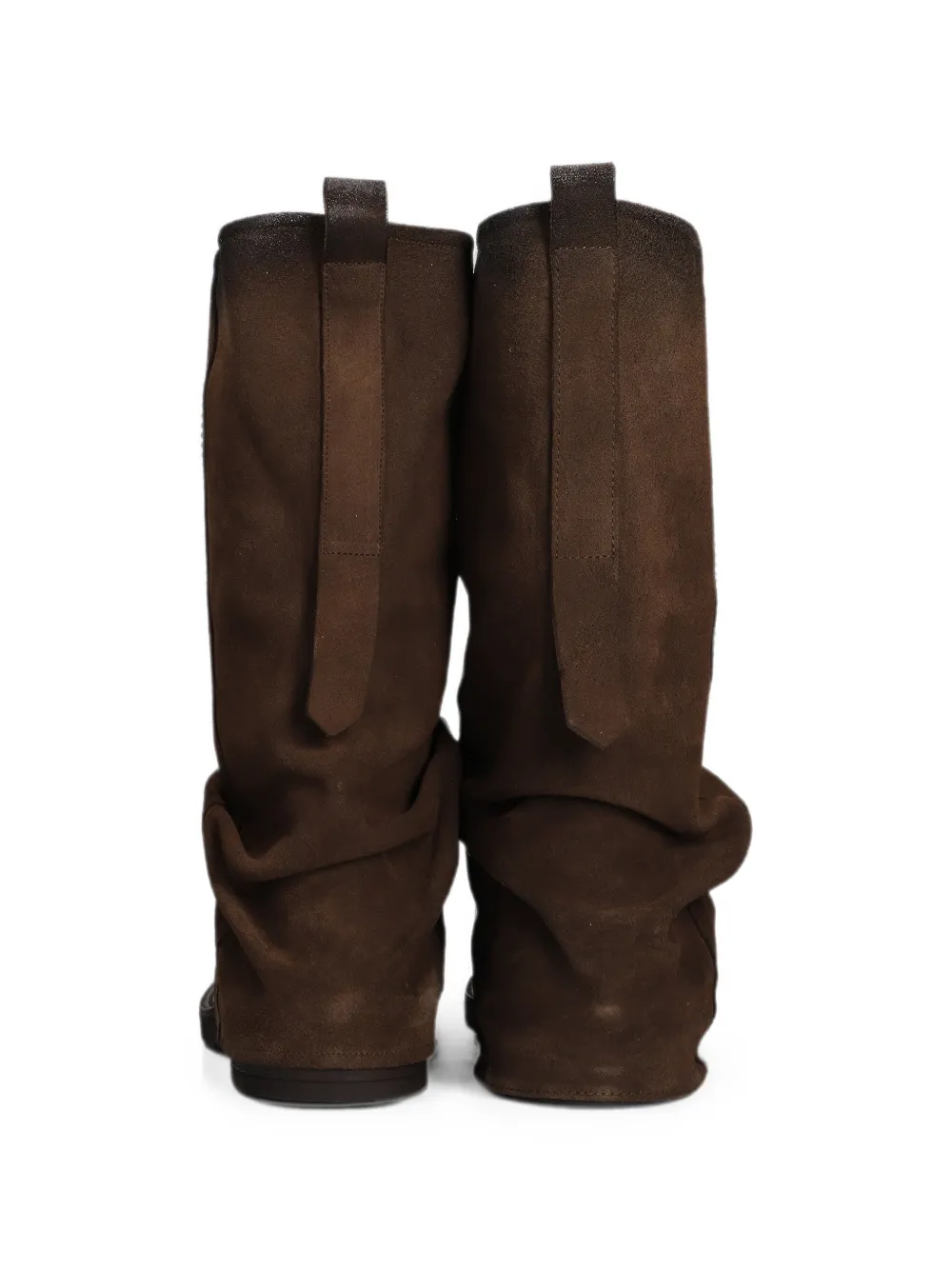 Metisse slouchy-effect distressed-finish boots Bruin