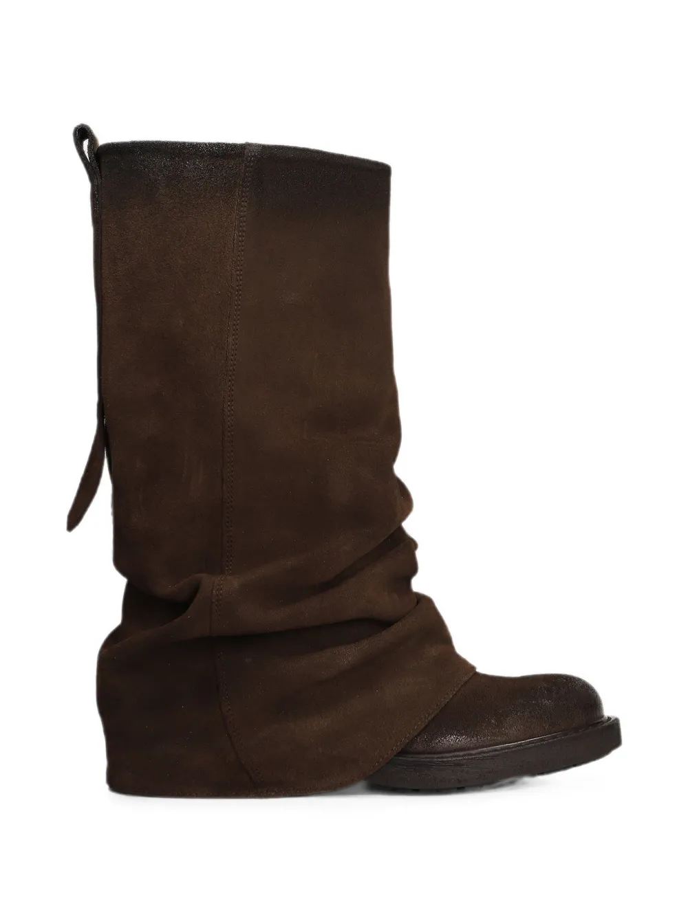 Metisse slouchy-effect distressed-finish boots Bruin