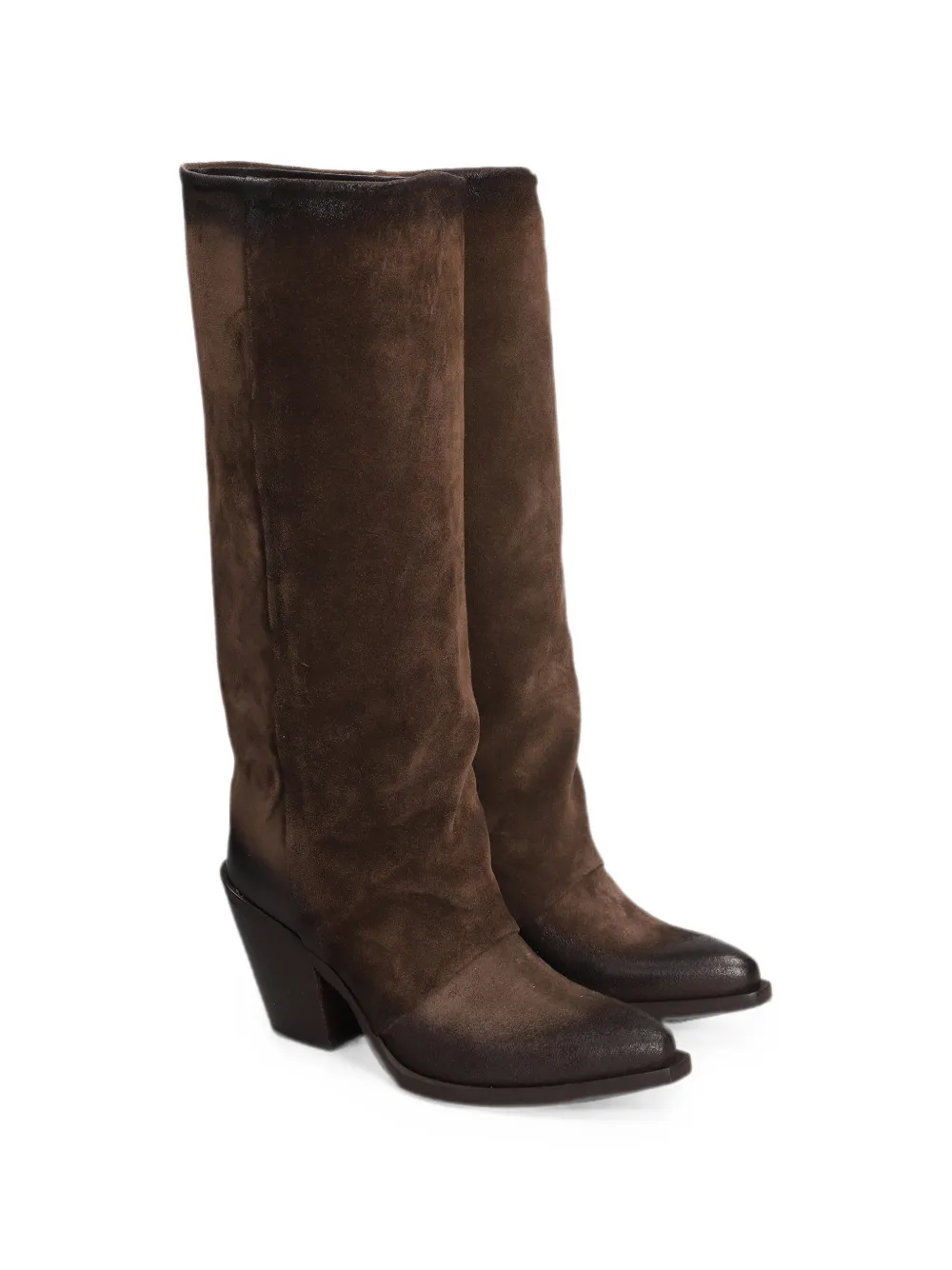 Metisse Texan knee-high suede boots Bruin