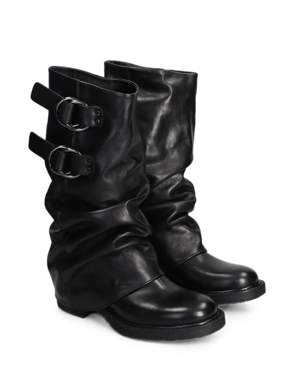 Metisse buckle-fastening boots Zwart