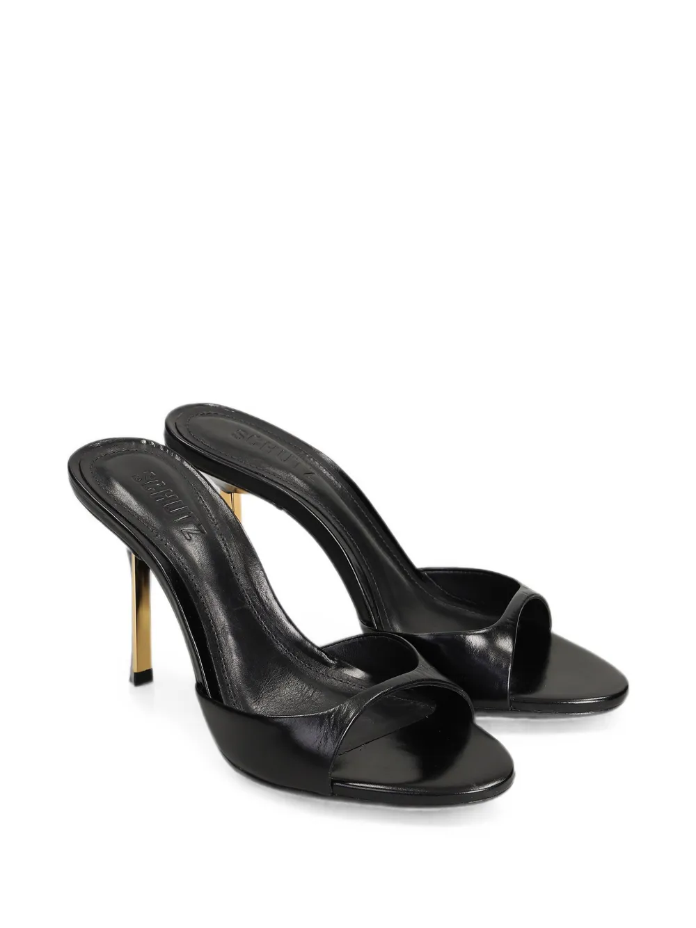 Schutz Stiletto sandalen Zwart