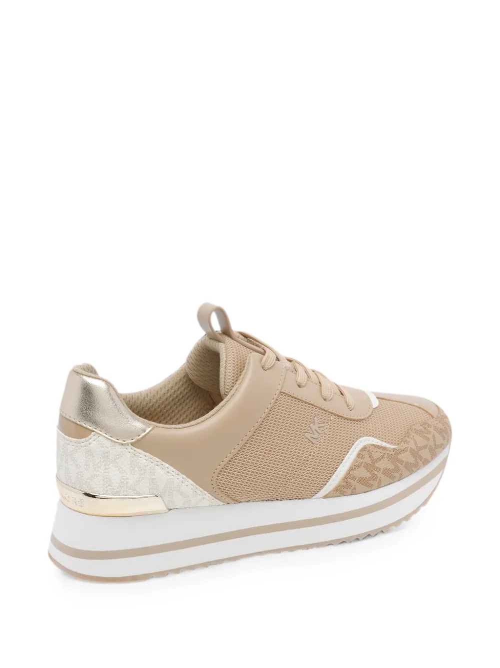Michael Kors Raina logo-print sneakers Beige