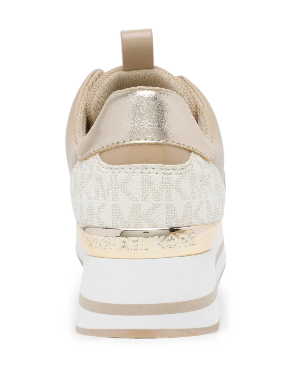 Michael Kors Raina logo-print sneakers Beige