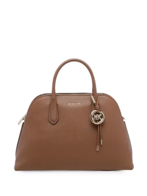 Michael Kors Bolsa Tote Avril De Couro | Marrom | FARFETCH BR