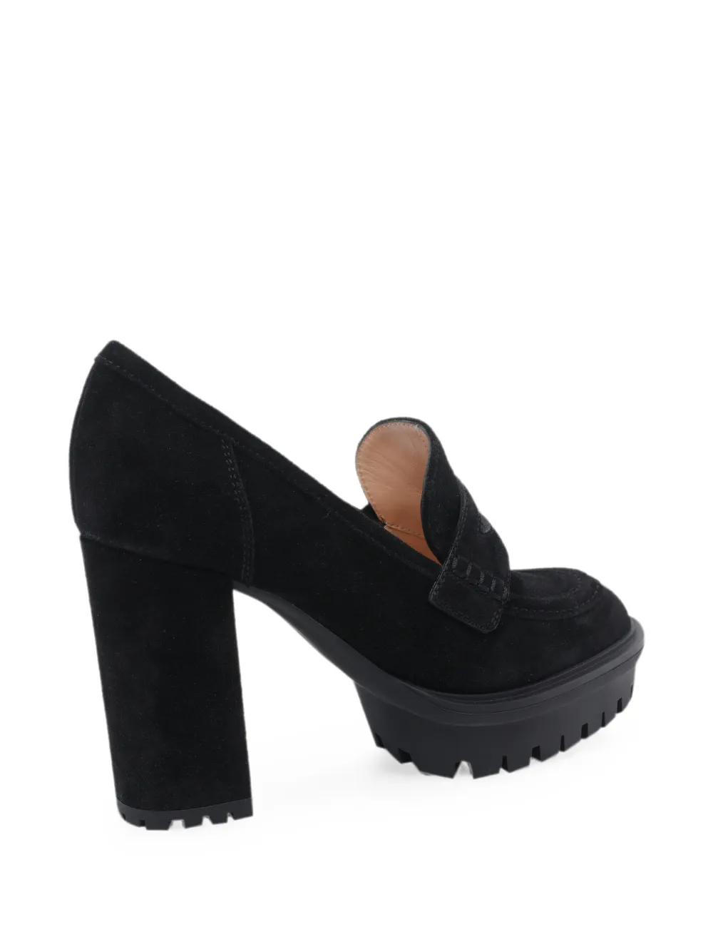 Gianvito Rossi Barry suede pumps Zwart