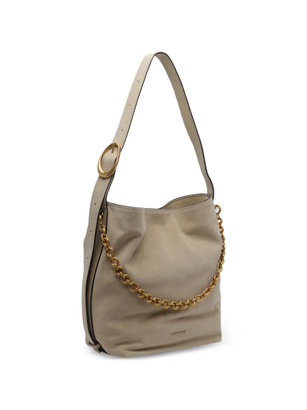 Michael Kors Nolita suede shoulder bag Beige