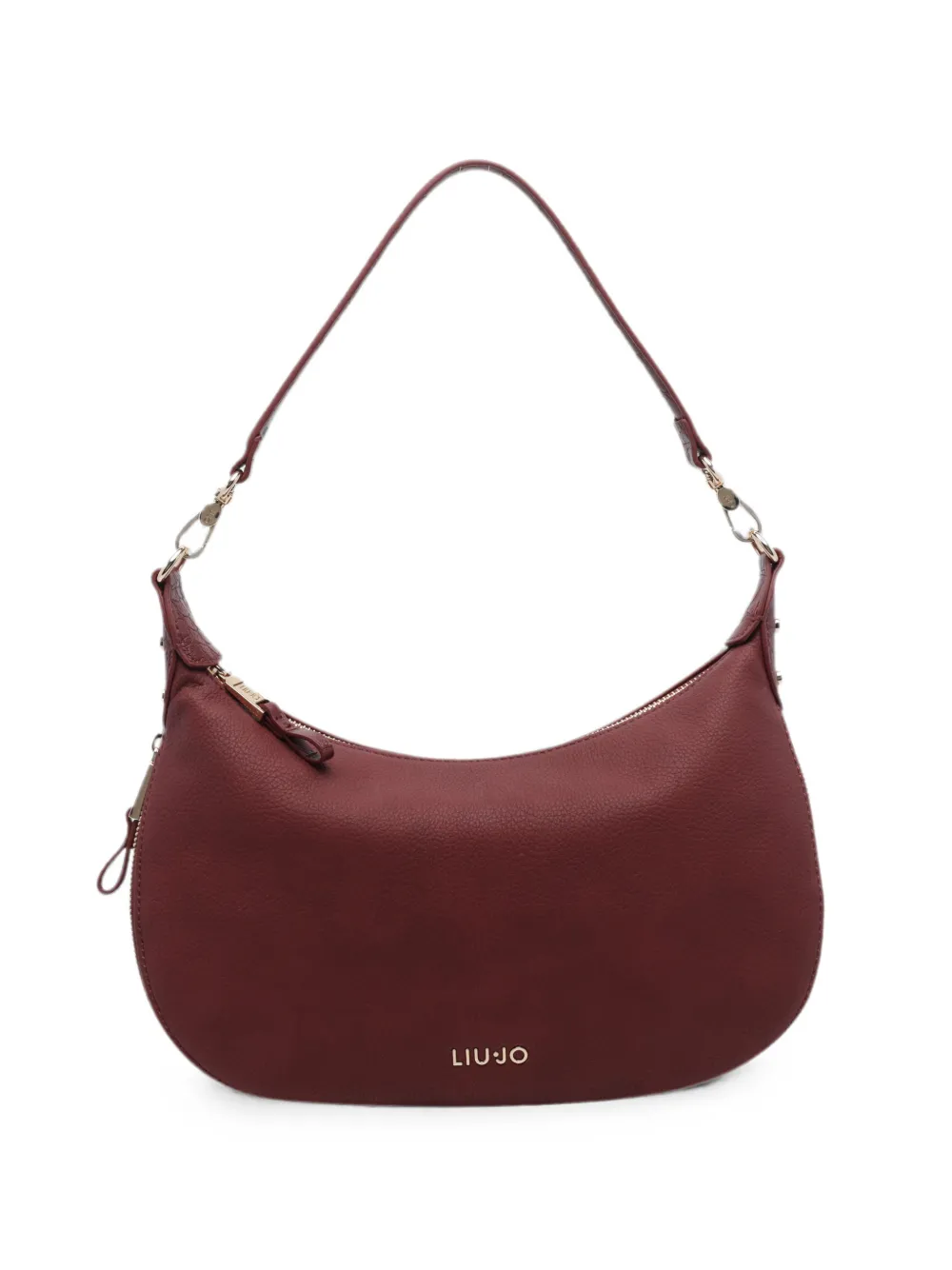 LIU JO logo-plaque croc-effect shoulder bag - Rot