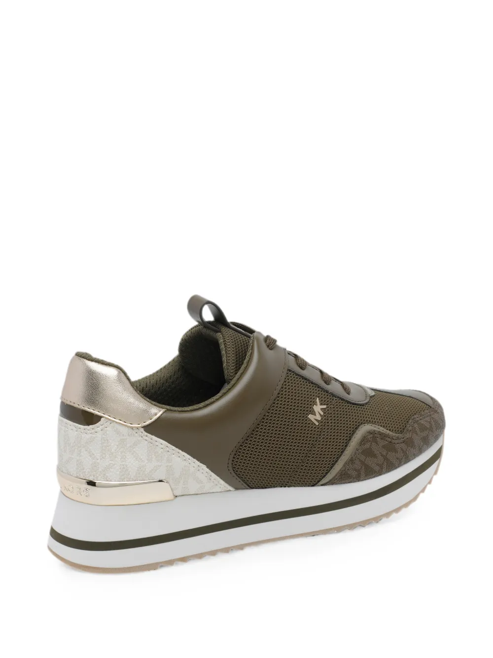 Michael Kors Raina logo-print sneakers Groen