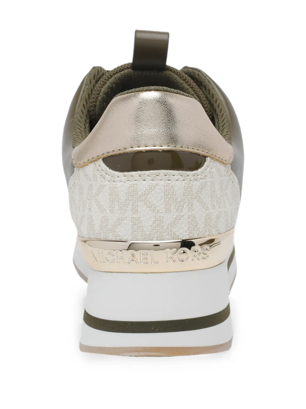Michael Kors Raina logo-print sneakers Groen