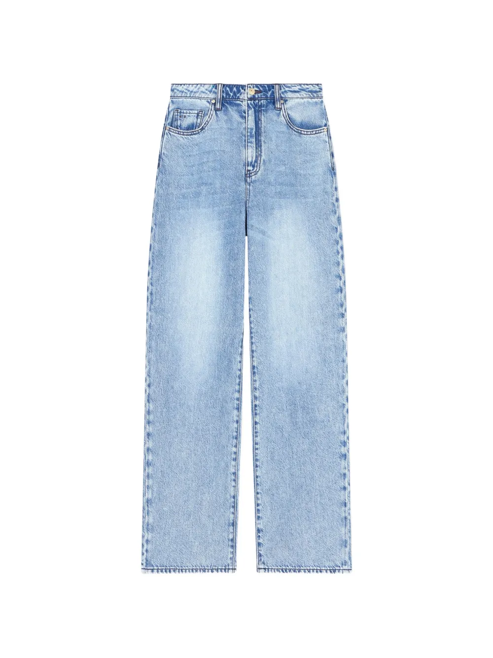 Armani Exchange Jeans con placca logo - Blu
