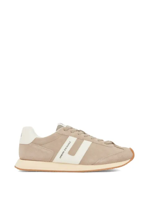 Armani Exchange logo-print panelled sneakers