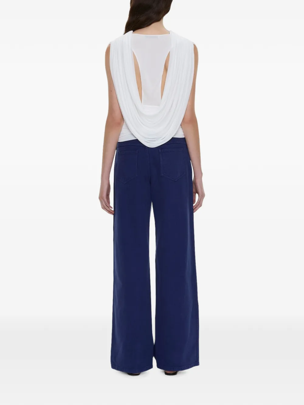 Christopher Esber Quartz ruimvallende jeans Blauw